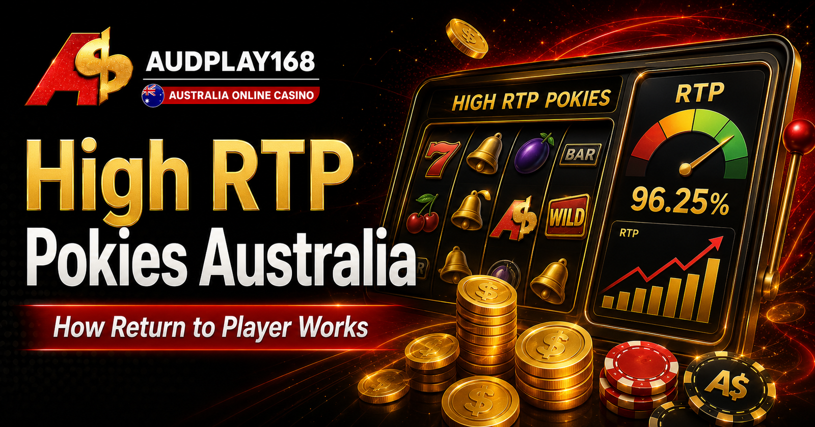 High RTP pokies Australia — how return to player works at AUDPlay