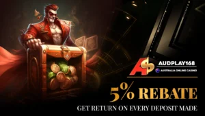AUDPlay 5% rebate
