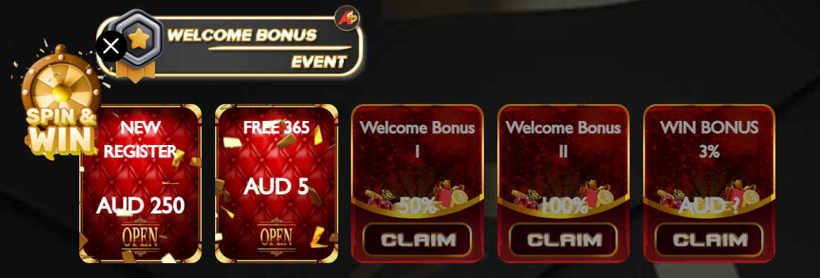 audplay welcome bonuses